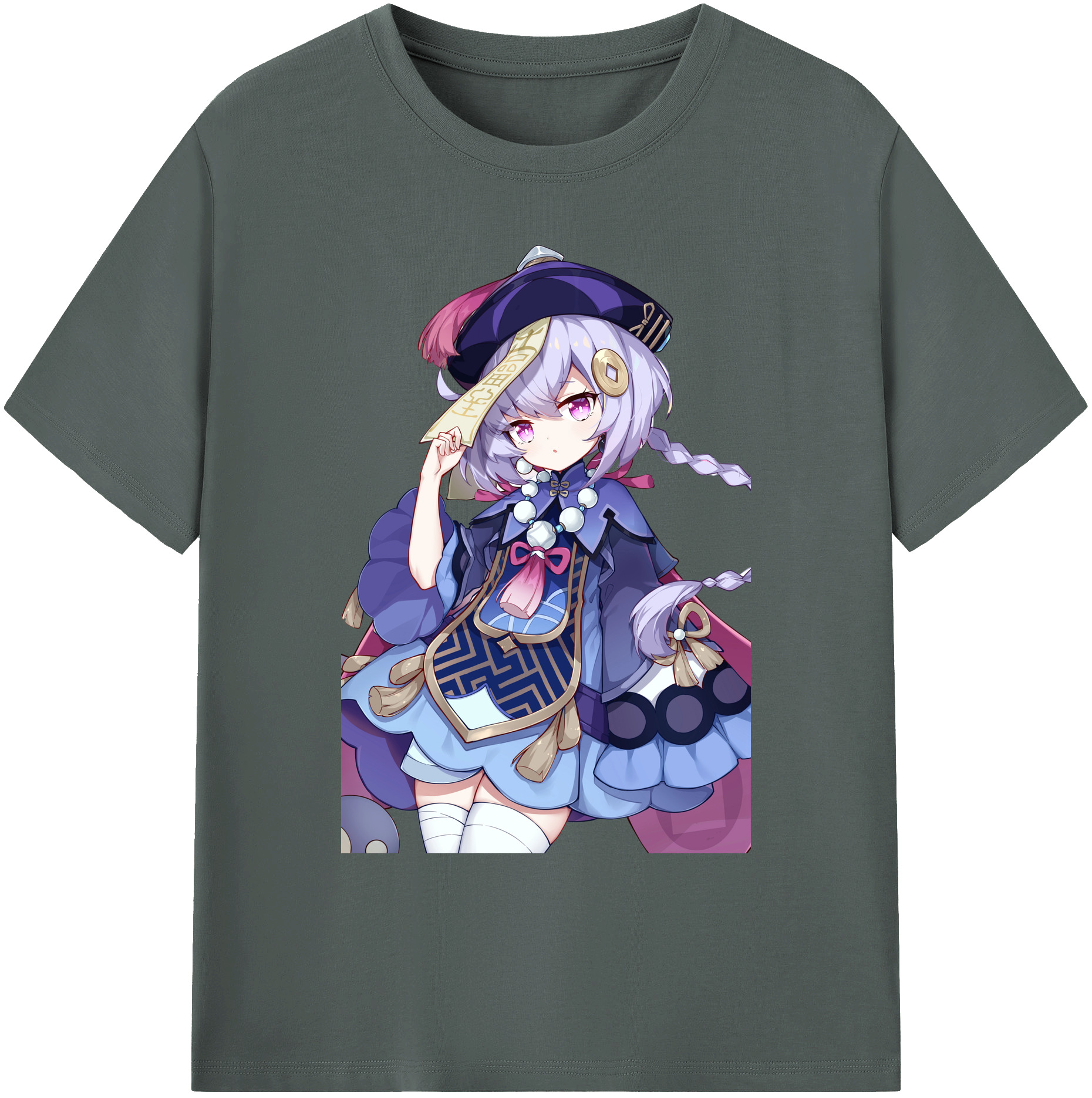 げんし神 七七 なな  genshin Nana 綿100％ メンズ半袖Tシャツ｜肌触りやわらか＆通気性